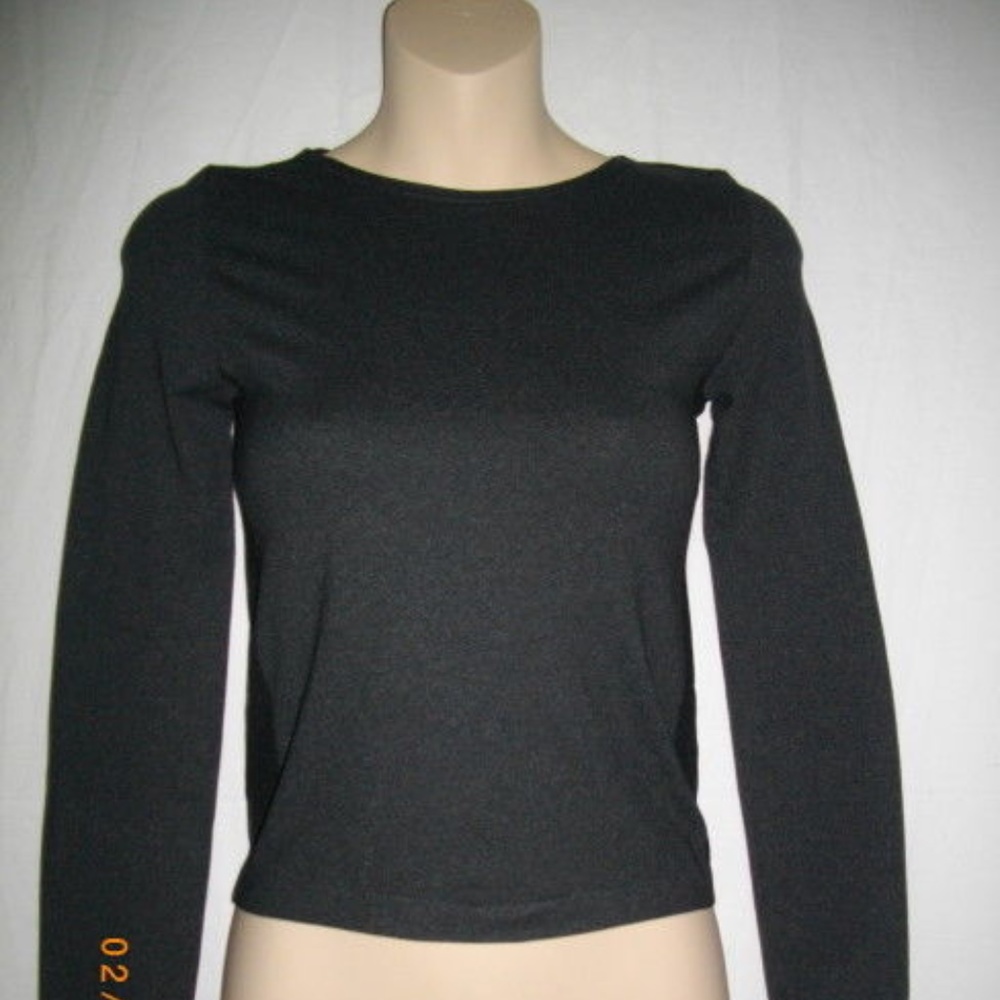 Emilio Cavallini Girls Black Pullover Top S/M